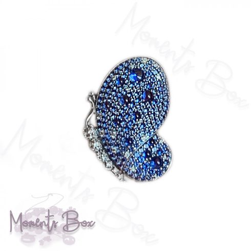 Pandora Elragadó kék pillangó medál és bross