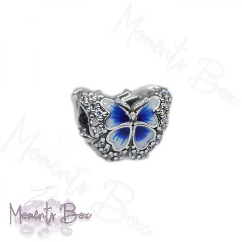 Pandora Kék pillangó charm