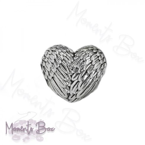 Pandora Angyali tollak ezüst szív charm